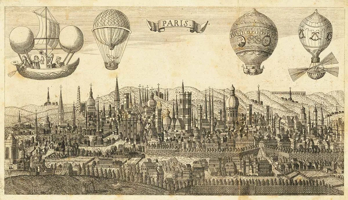 The Balloons and Spaceships of Paris